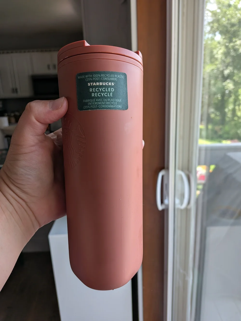 Starbucks Coral Terracotta Recycled Travel Tumbler